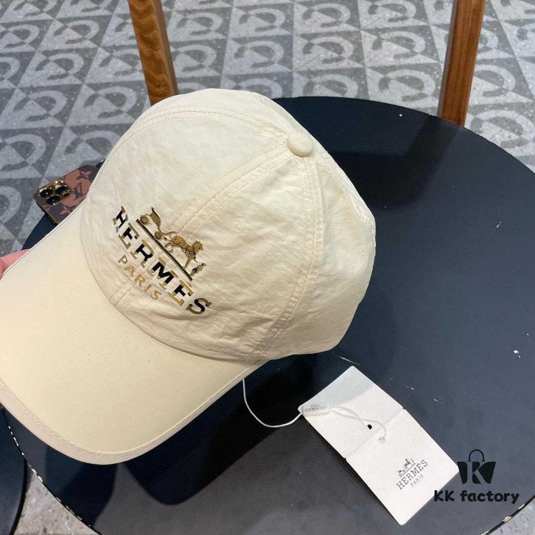 New Arrival HERMÈS 2024 Latest Quick-Dry Baseball Cap, Authentic Mold Custom-Made, Exquisite Craftsmanship, Stylish and Handsome with Excellent Quality