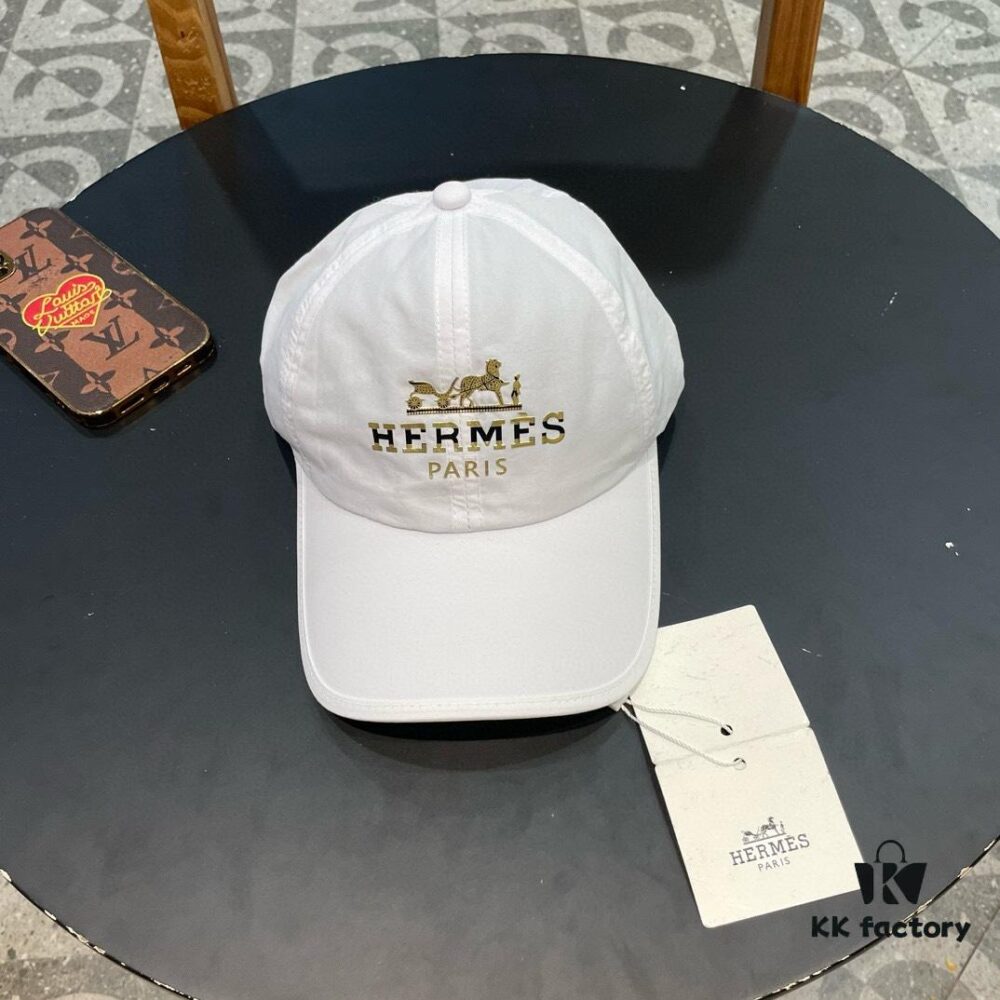 New Arrival HERMÈS 2024 Latest Quick-Dry Baseball Cap, Authentic Mold Custom-Made, Exquisite Craftsmanship, Stylish and Handsome, Premium Quality
