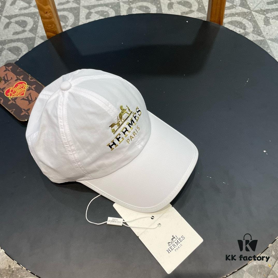 New Arrival HERMÈS 2024 Latest Quick-Dry Baseball Cap, Authentic Mold Custom-Made, Exquisite Craftsmanship, Stylish and Handsome, Premium Quality