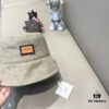 New Arrival HERMÈS (Hermes) 2024 Autumn Fisherman Hat for Men, Stylish and Versatile Everyday Streetwear Accessory