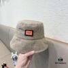 New Arrival HERMÈS (Hermes) 2024 Autumn Fisherman Hat for Men, Stylish and Versatile Everyday Streetwear Accessory