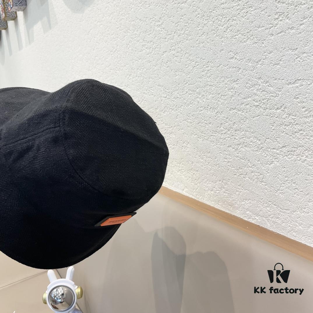 New Arrival HERMÈS (Hermes) 2024 Latest Autumn Fisherman Hat for Men, Everyday Style Perfectly Matched, Streetwear Essential