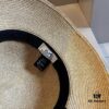 Hermes New Arrival Straw Hat, Made from Taiwanese Fine Straw, Simple and Elegant Aristocratic Style, Head Circumference 57cm