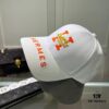 Hermes Limited Edition Embroidered Baseball Cap with Dust Bag, Official Website Original Lining, High Version, Breathable and Comfortable, Ultra-high Sun Protection, Elegant and Stylish