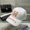 Hermes Limited Edition Embroidered Baseball Cap with Dust Bag, Official Website Original Lining, High Version, Breathable and Comfortable, Ultra-high Sun Protection, Elegant and Stylish