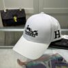 Hermes Limited Edition Embroidered Baseball Cap with Dust Bag, Original Lining from Official Website, High-Quality and Breathable, UV Protection, Elegant Socialite Style