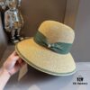 Hermes New Arrival Straw Hat, Made from Taiwanese Fine Straw, Simple and Elegantly Stylish, Head Circumference 57cm