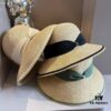 Hermes New Arrival Straw Hat, Made from Taiwanese Fine Straw, Simple and Elegantly Stylish, Head Circumference 57cm