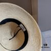 Hermes New Arrival Straw Hat, Made from Taiwanese Fine Straw, Simple and Elegantly Stylish, Head Circumference 57cm
