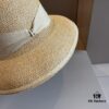 Hermes New Arrival Straw Hat, Made with Taiwanese Fine Straw, Simple and Elegant Aristocratic Style, Head Circumference 57cm