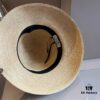 Hermes New Arrival Straw Hat, Made with Taiwanese Fine Straw, Simple and Elegant Aristocratic Style, Head Circumference 57cm