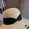 Hermes New Arrival Straw Hat, Made from Taiwanese Fine Straw, Simple and Elegant Aristocratic Style, Head Circumference 57cm