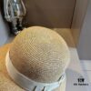 Hermes New Arrival Straw Hat, Made from Taiwanese Fine Straw, Simple and Elegant Aristocratic Style, Head Circumference 57cm
