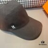Box with Cloth Bag, HERMÈS Original Design Baseball Cap, Classic H, Authentic Mold Custom-Made, Premium Canvas Fabric with Genuine Top-Layer Leather, Original Factory Stainless Steel Adjustable Buckle, Exquisite Craftsmanship, Fashionable and Handsome, Superior Quality! Hat, Fisherman Cap, Baseball Cap, Knit Cap