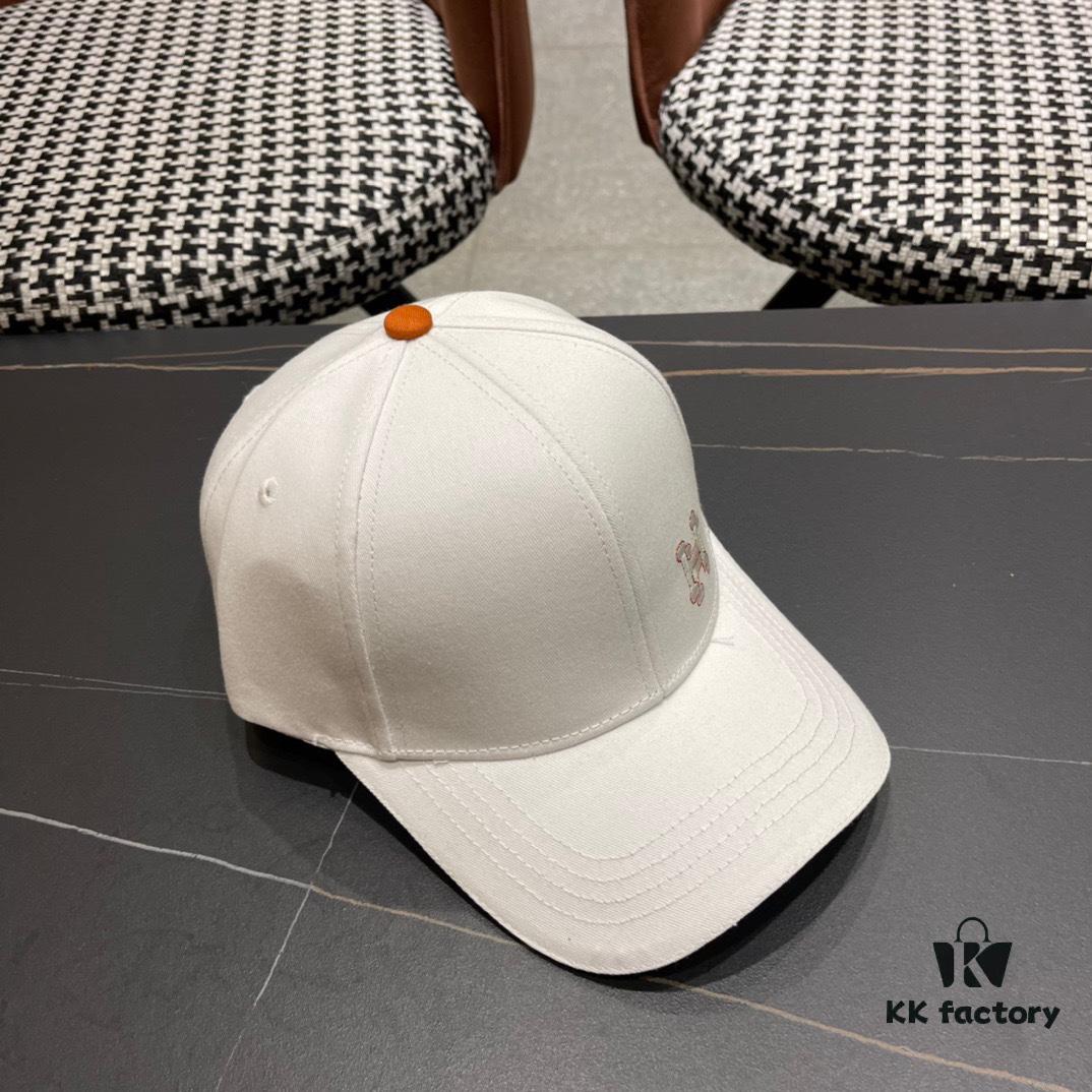 Hermes 2024 Baseball Cap, Official Website Original Lining, High-Version Quality Choice – Breathable, Comfortable, Ultra Sun Protection, Elegant and Stylish Lady's Hat, Fisherman Cap, Knit Cap
