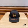 New Arrival HERMÈS Latest Original Quality Baseball Cap, Color-Blocked H Design, Authentic Mold Custom-Made, Premium Breathable Canvas Fabric with Original Steel Adjustable Buckle, Exquisite Craftsmanship, Stylish and Handsome, Outstanding Quality