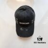 Balenciaga New Arrival Distressed Washed Cotton Baseball Cap, Stylish Unisex Design