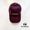 Balenciaga New Arrival Distressed Washed Cotton Baseball Cap, Stylish Unisex Design