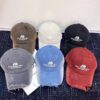 Balenciaga New Arrival Distressed Washed Cotton Baseball Cap, Stylish Unisex Design