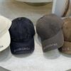 Balenciaga New Arrival Distressed Washed Cotton Baseball Cap, Stylish Unisex Design