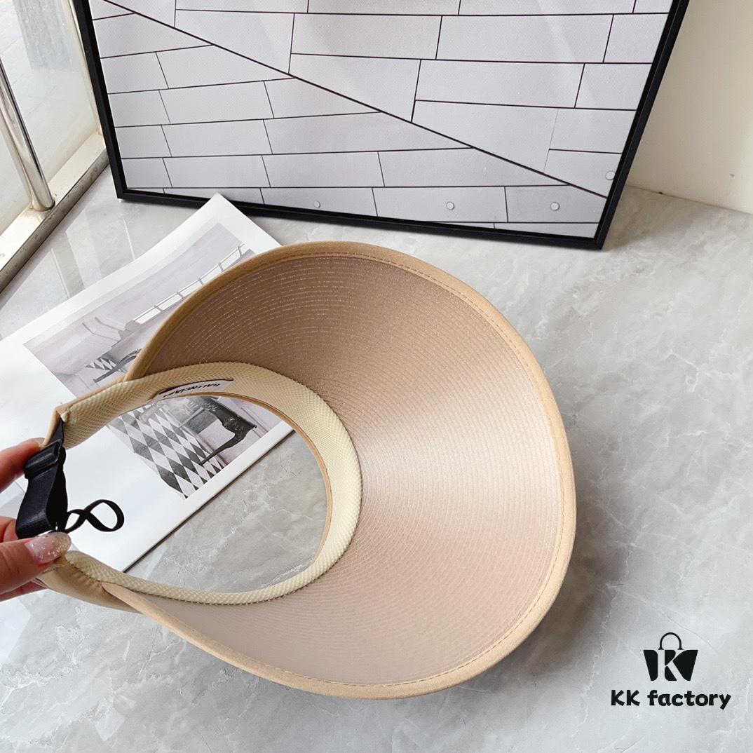 Balencia ~ New Arrival Straw Wide-Brimmed Open Top Hat