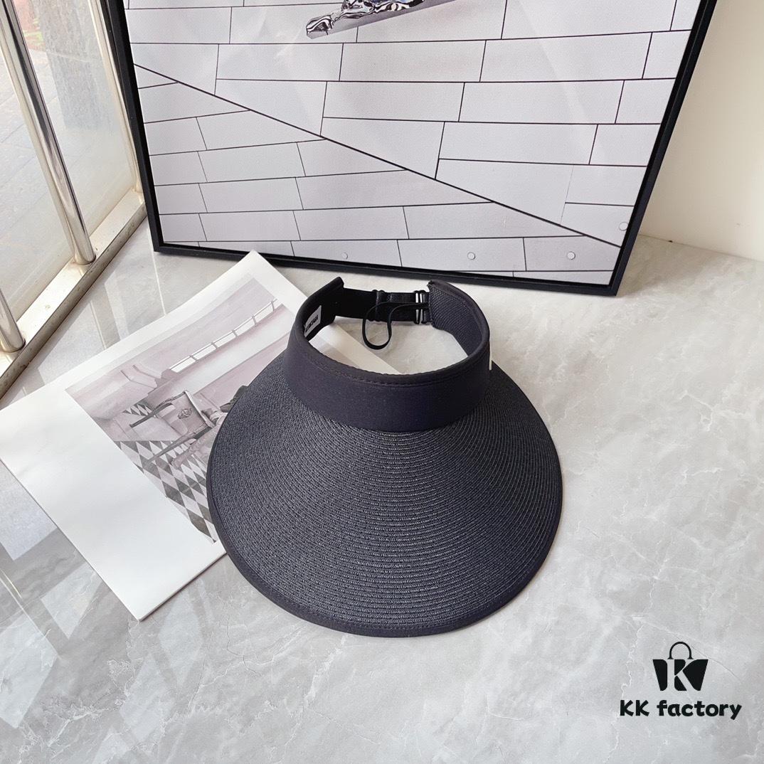 Balencia ~ New Style Straw Wide-Brimmed Open-Crown Hat