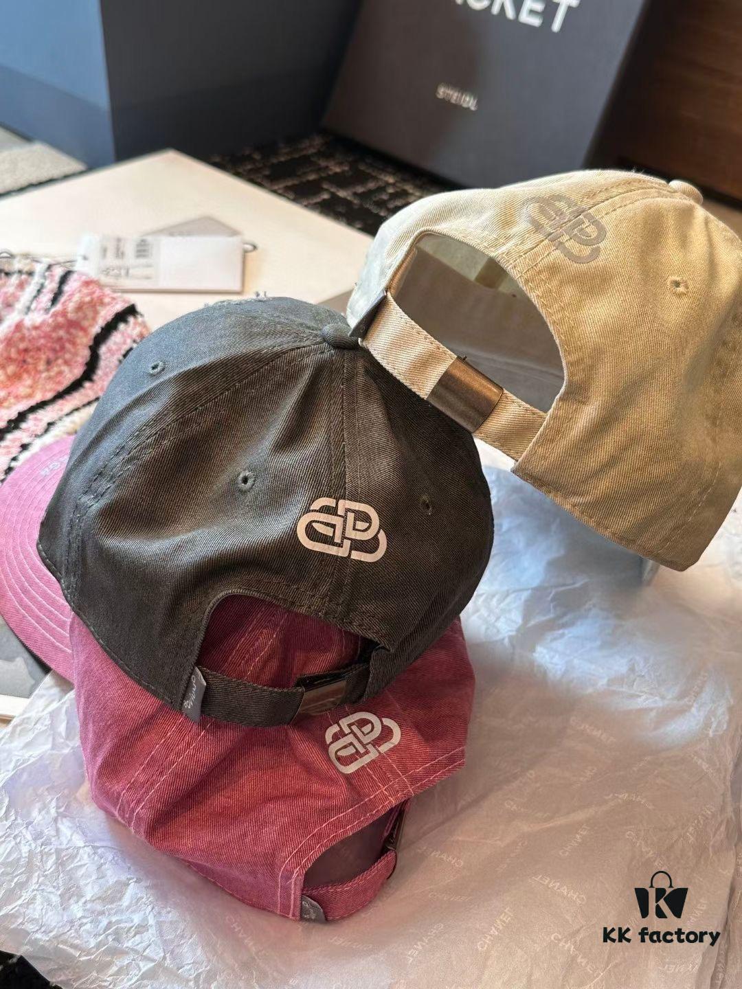 Vintage Distressed Baseball Cap by Balenciaga