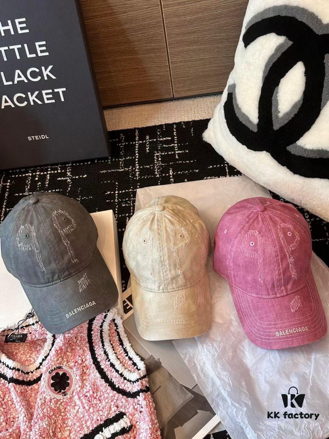 Vintage Distressed Baseball Cap by Balenciaga