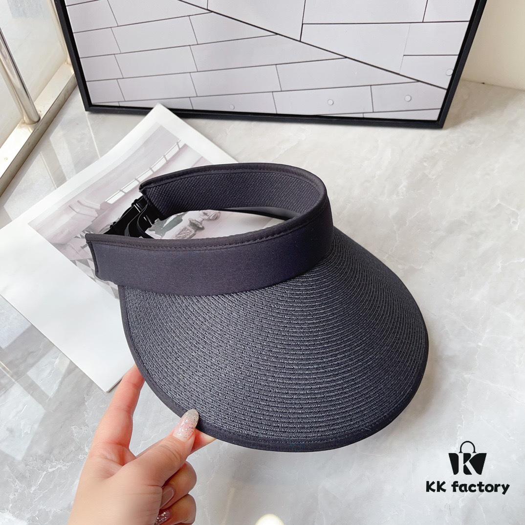 Balencia ~ New Style Straw Wide-Brimmed Open-Crown Hat