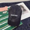 Balencia New Arrival Baseball Cap with Distressed Craftsmanship, Premium Look Unisex Fishing Hat Knit Cap
