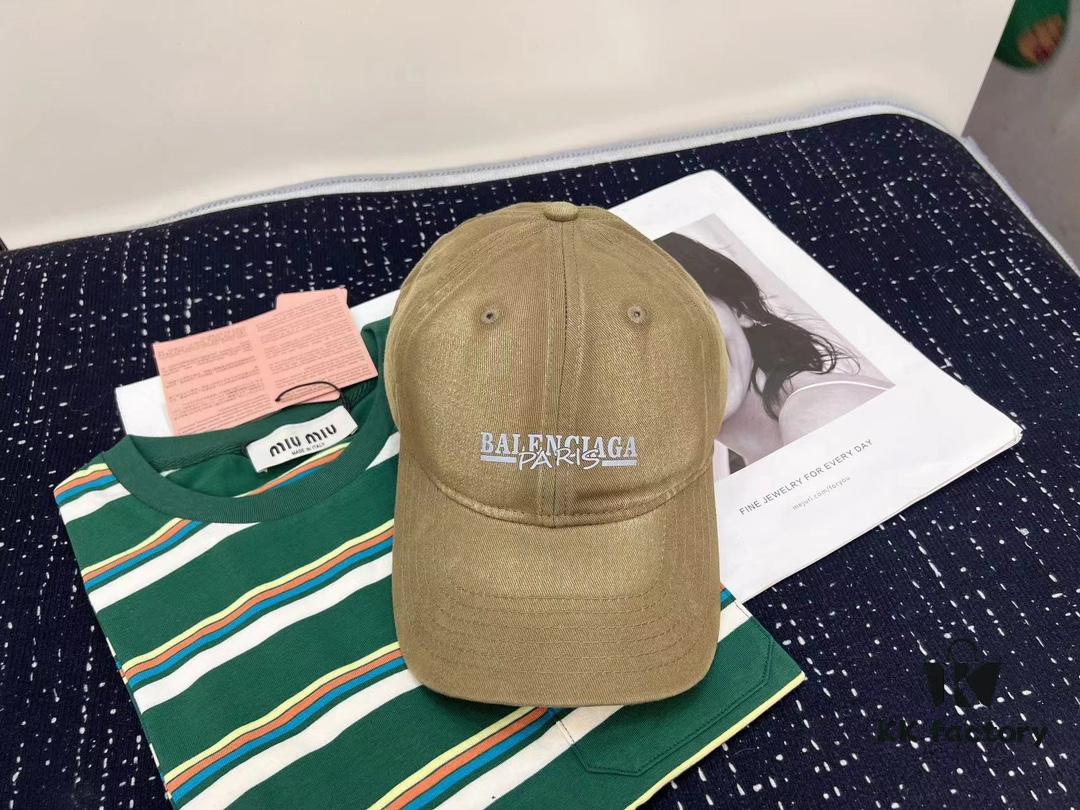 Balencia New Arrival Baseball Cap with Distressed Craftsmanship, Premium Look Unisex Fishing Hat Knit Cap