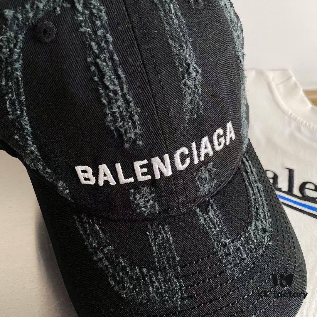 BALENCIAGA Destroyed Baseball Cap
