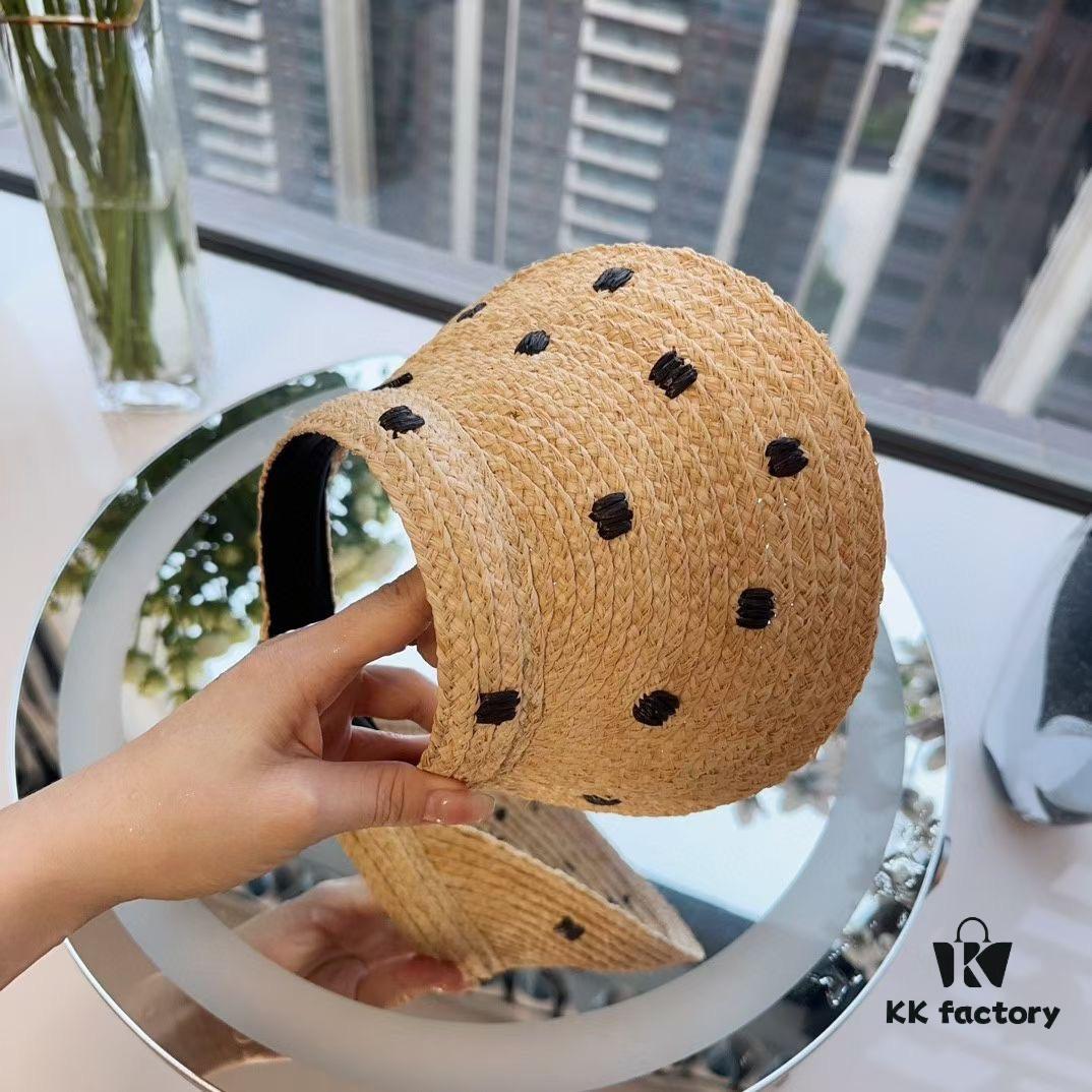 Balenciaga New Ethnic Style Sun Hat in Braided Straw