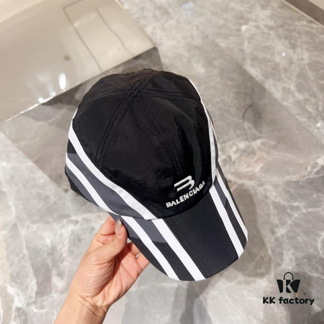 BALENCIAGA Official Style Short-Crown Nylon Tech Fabric Cap Unisex Fisherman Baseball Beanie Hat