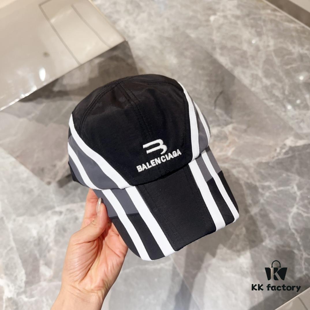 BALENCIAGA Official Style Short-Crown Nylon Tech Fabric Cap Unisex Fisherman Baseball Beanie Hat