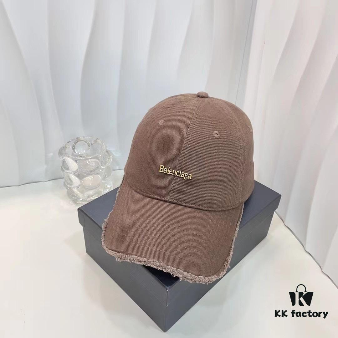 Balencia ~ New Style Frayed Brim Baseball Cap