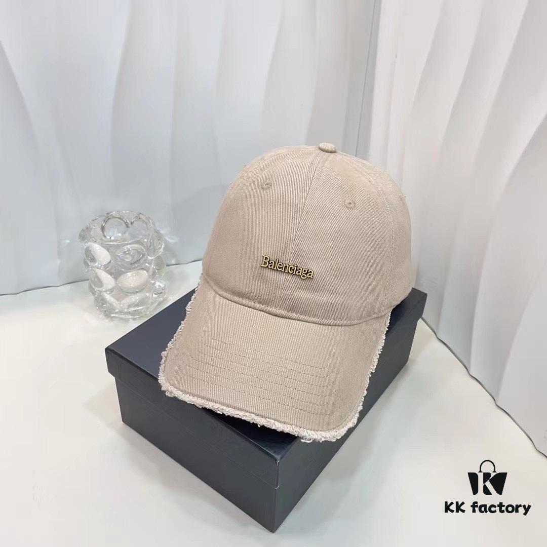 Balencia ~ New Style Frayed Brim Baseball Cap