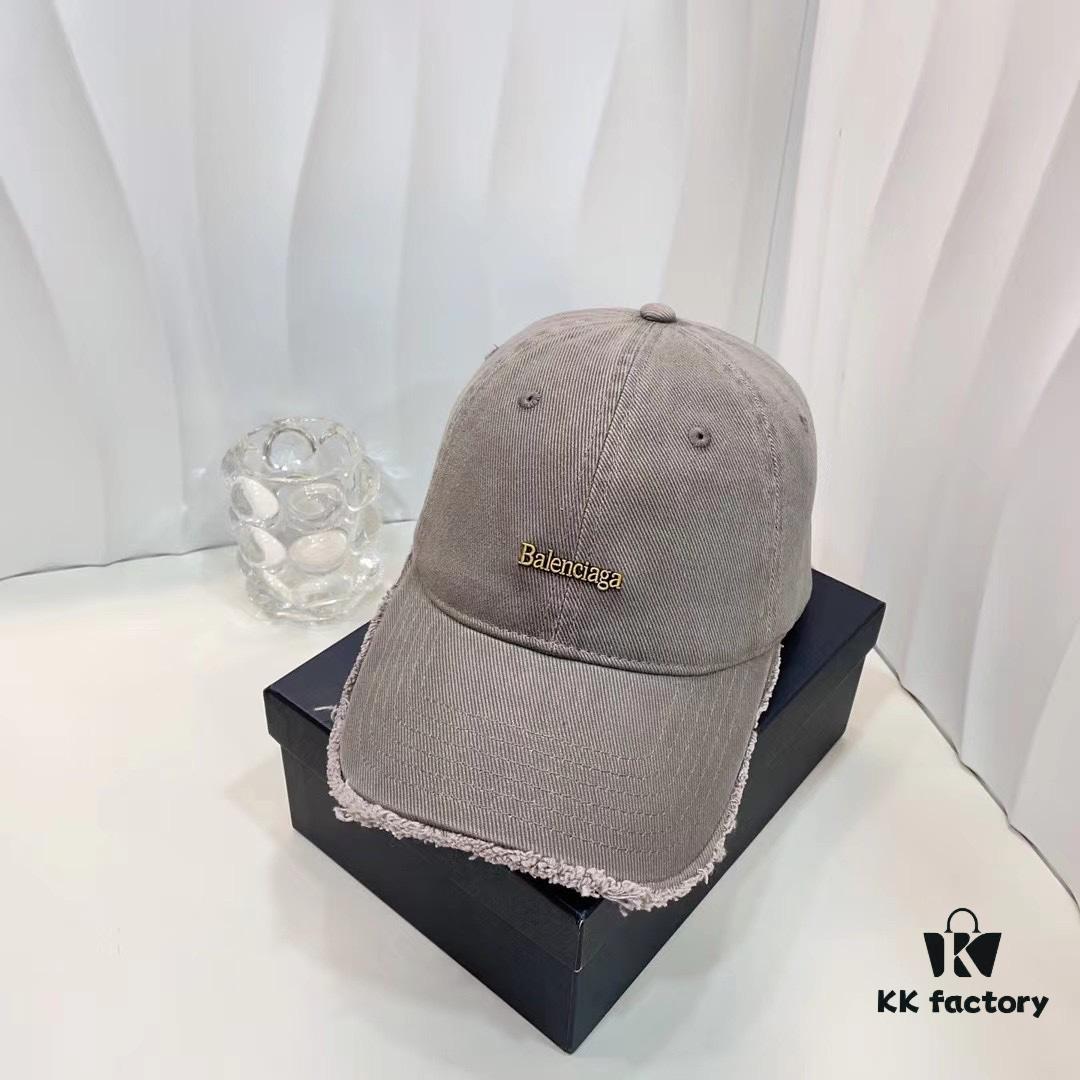 Balencia ~ New Style Frayed Brim Baseball Cap