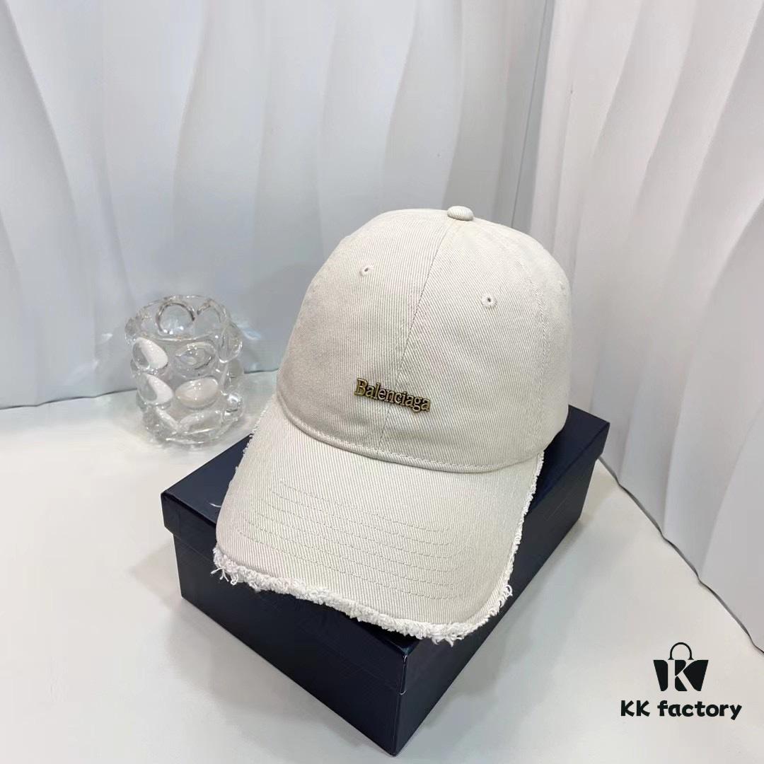Balencia ~ New Style Frayed Brim Baseball Cap