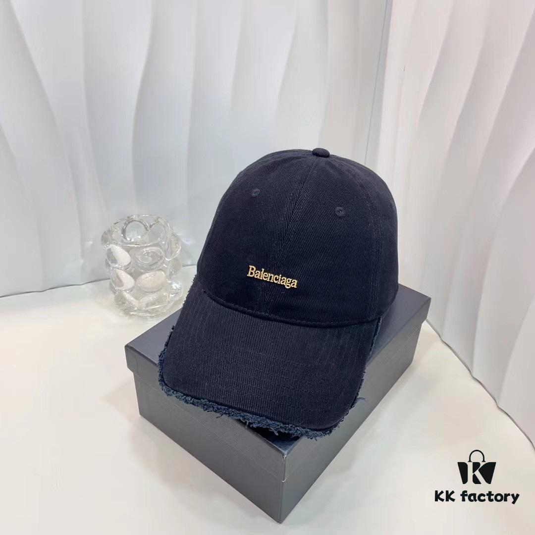 Balencia ~ New Style Frayed Brim Baseball Cap