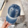 BALENCIAGA 🆕 Spring New Arrival Stylish Baseball Cap, High-Quality Denim Fabric, Excellent Breathability, Suitable for All Seasons
