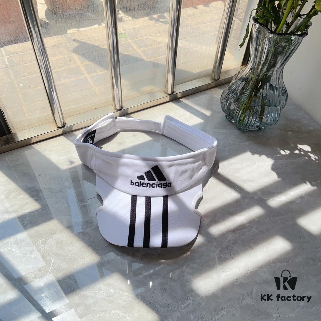 Balencia ~ New Irregular Cut-off Bucket Hat with Embroidered Letters, a Must-have for Running