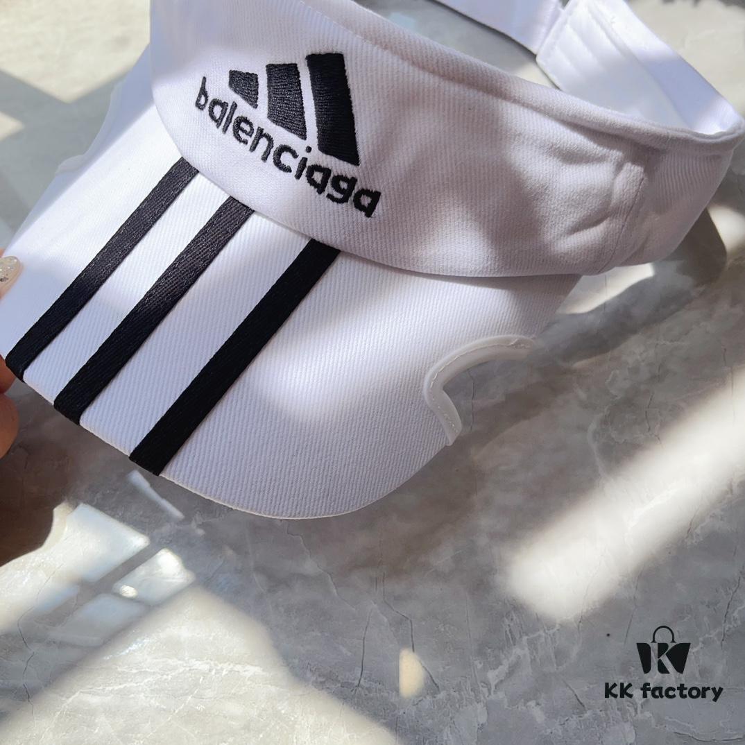 Balencia ~ New Irregular Cut-off Bucket Hat with Embroidered Letters, a Must-have for Running