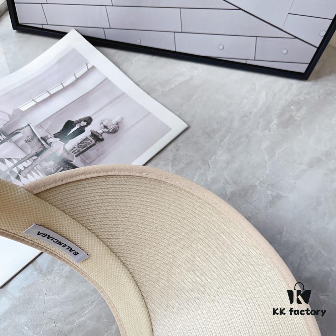 Balencia ~ New Straw Sun Hat with Open Top