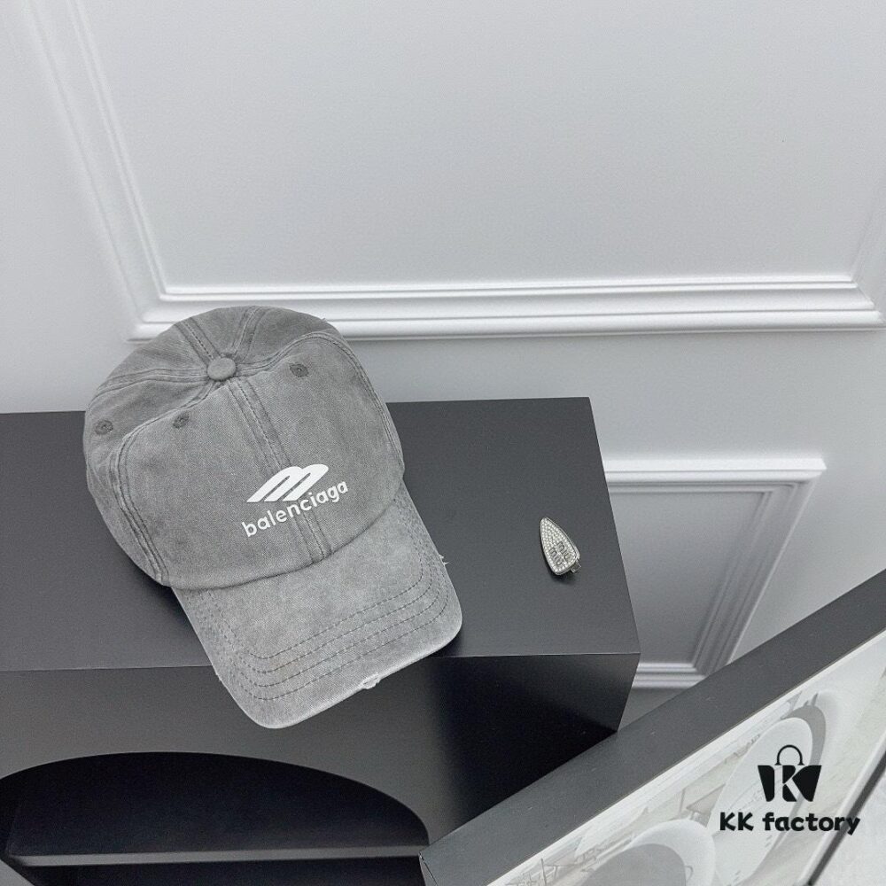 Balenciaga Custom Baseball Cap, Exclusive Vintage Distressed Design, Premium Fisherman Beanie