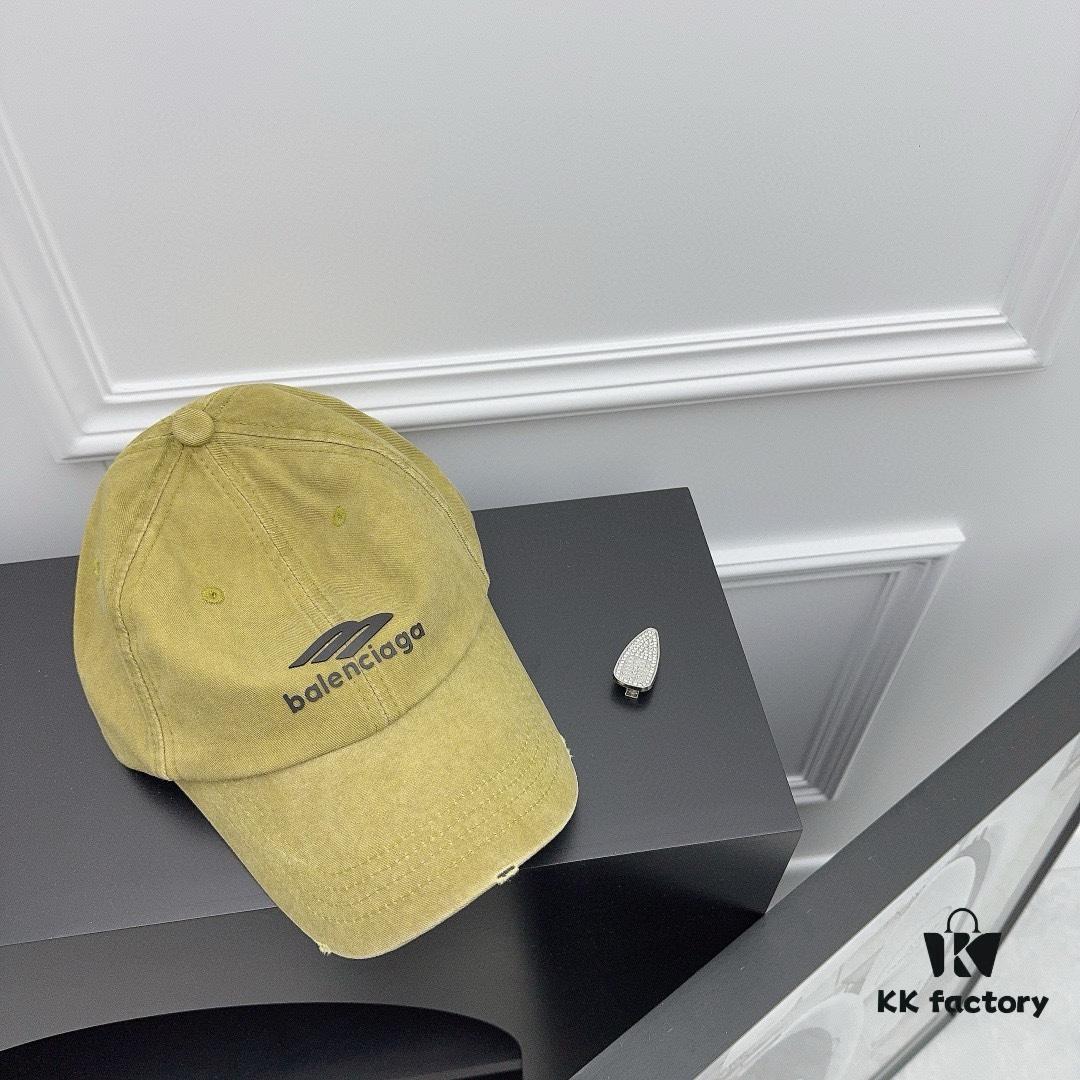 Balenciaga Custom Baseball Cap, Exclusive Vintage Distressed Design, Premium Fisherman Beanie