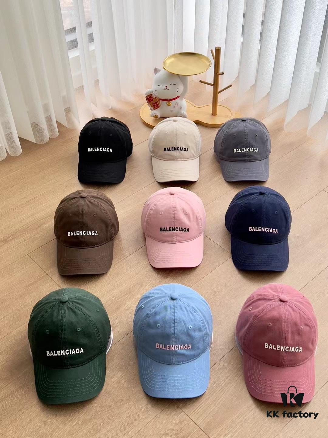BALENCIAGA New Washed Baseball Cap, Fisherman Hat, Knit Cap