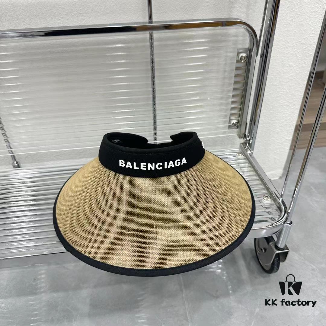 Balencia ~ New Arrival Shell-Style Visor Hat for Summer Sun Protection