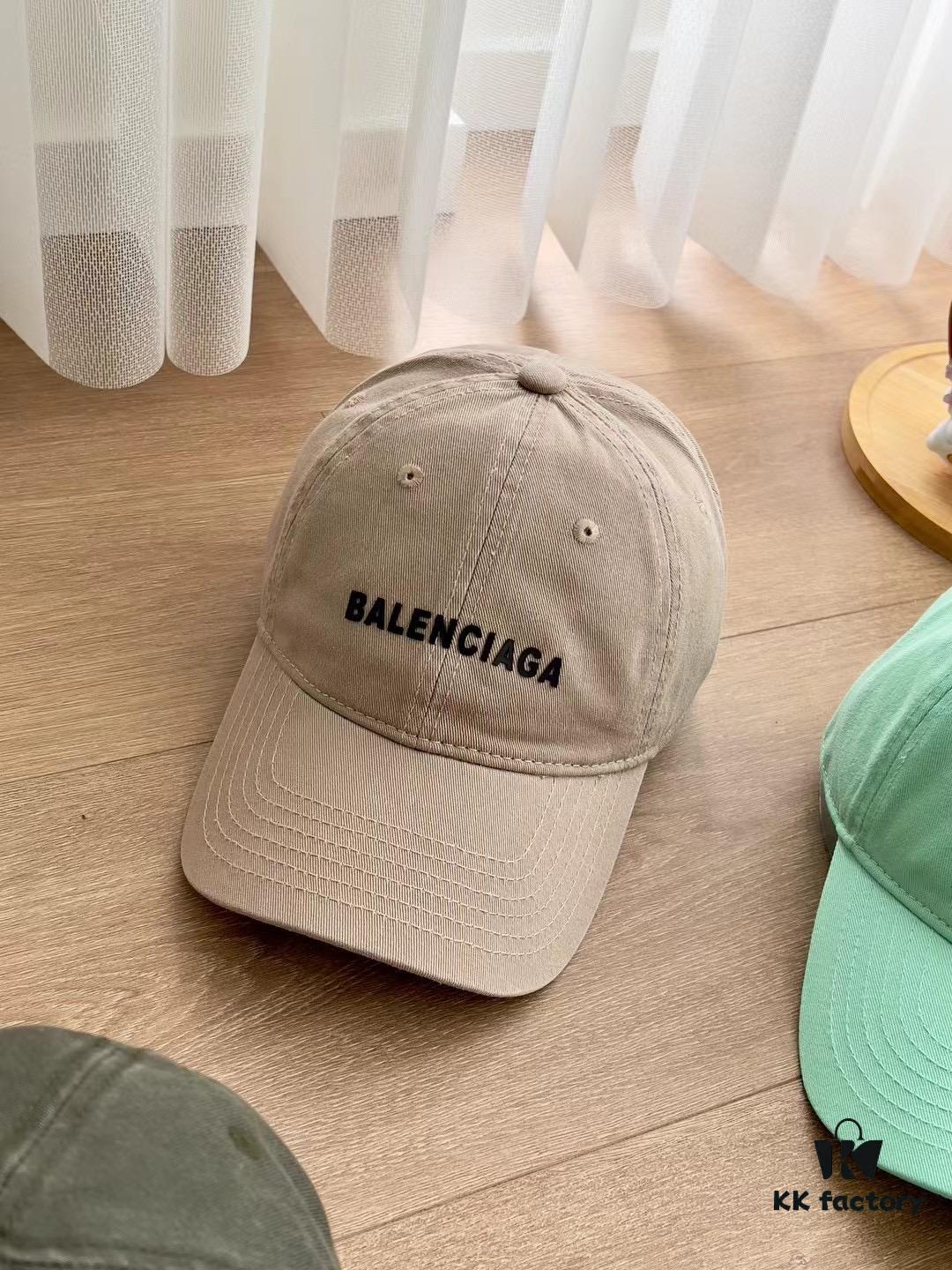 BALENCIAGA New Washed Baseball Cap, Fisherman Hat, Knit Cap