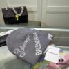 Dust Bag Included Paris Fashion House Balenciaga Stock Available High-Quality Knit Beanie with Letter Logo for Autumn and Winter Unisex Warm Comfortable Elegant Style